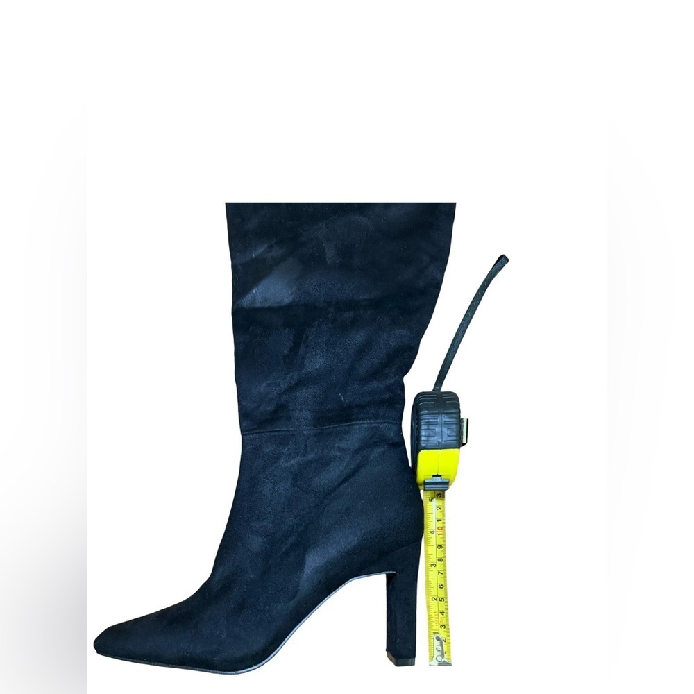 Boohoo Square Toe Over The Knee wide calf Boots (size 8) - Picture 9 of 16